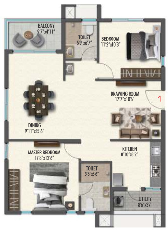  the ananda Floor Plan Floor Plan