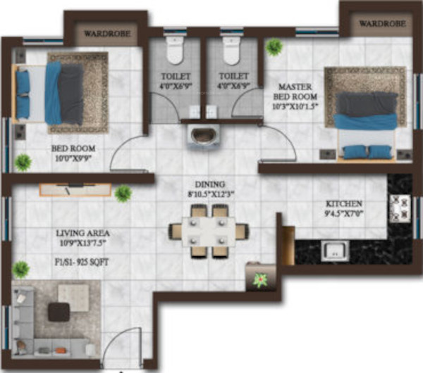  urban Floor Plan Floor Plan