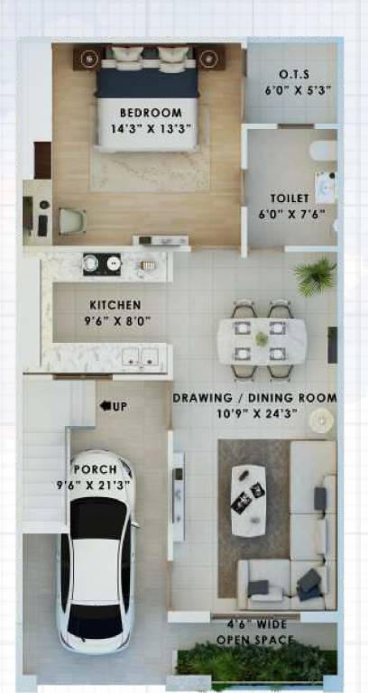  villas Floor Plan Ground Floor Plan