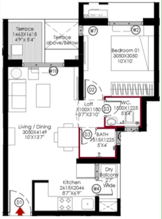  godrej meadows Floor Plan Floor Plan