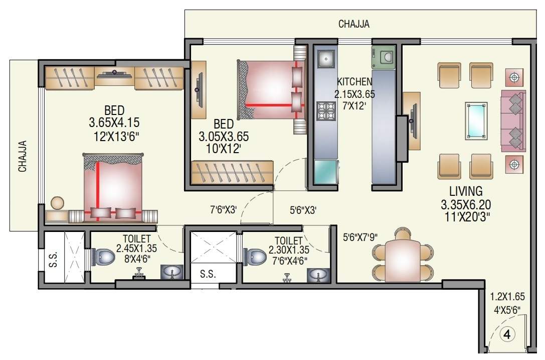  garden view Floor Plan Floor Plan
