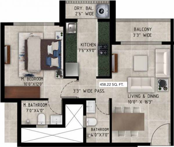  one-kalyan Floor Plan Floor Plan