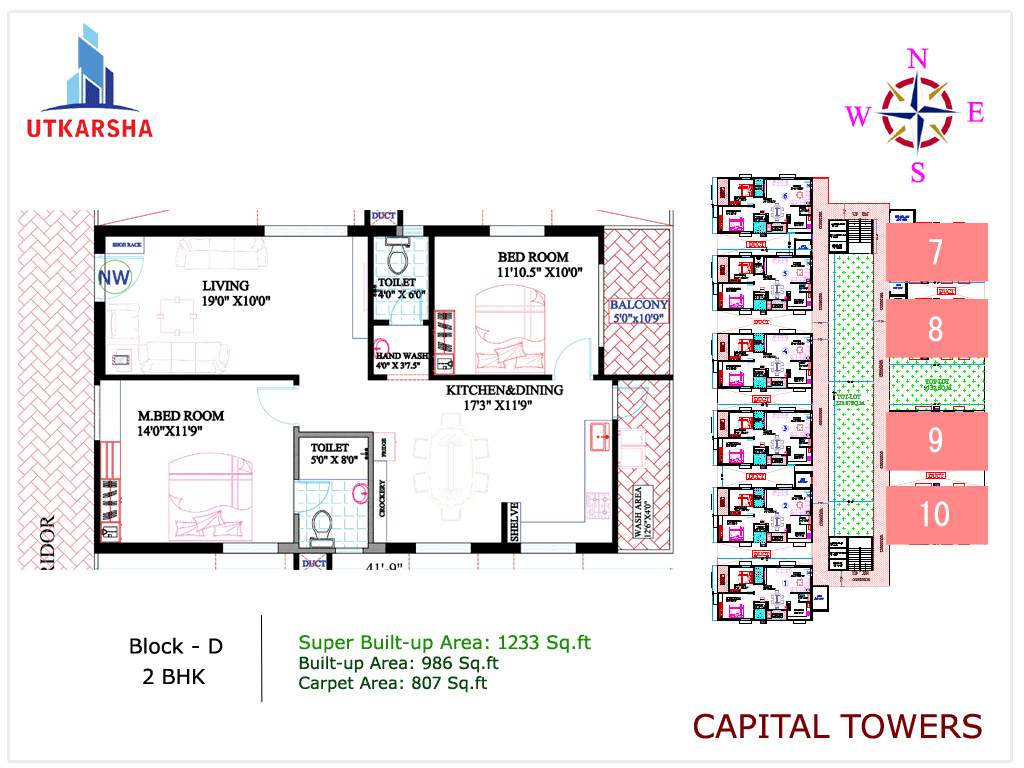  capital towers Floor Plan Floor Plan