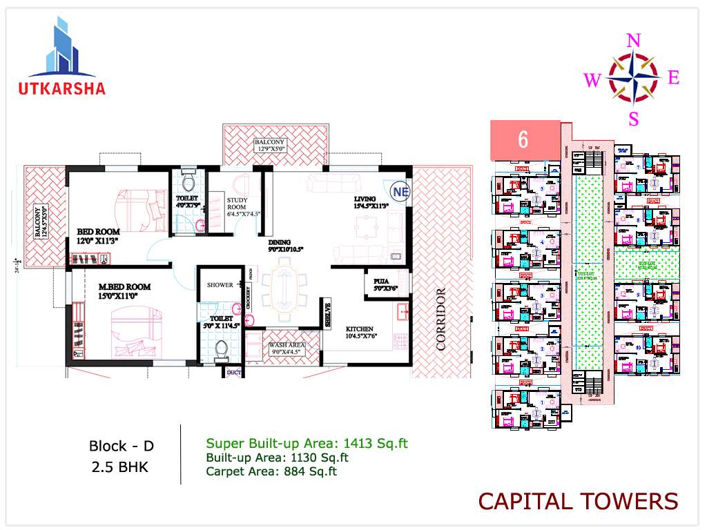  capital towers Floor Plan Floor Plan