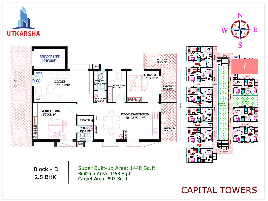  capital towers Floor Plan Floor Plan
