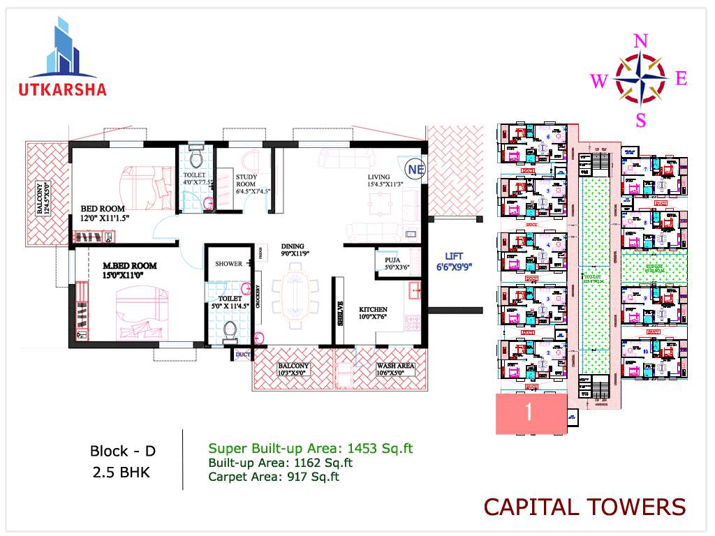  capital towers Floor Plan Floor Plan