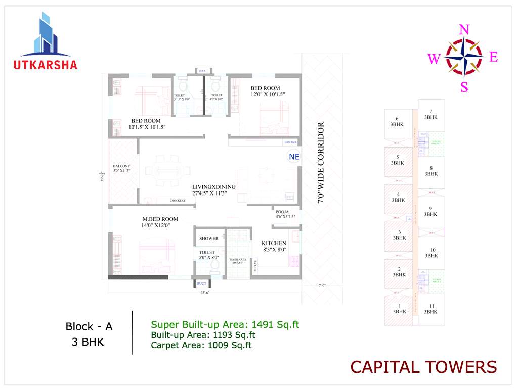  capital towers Floor Plan Floor Plan