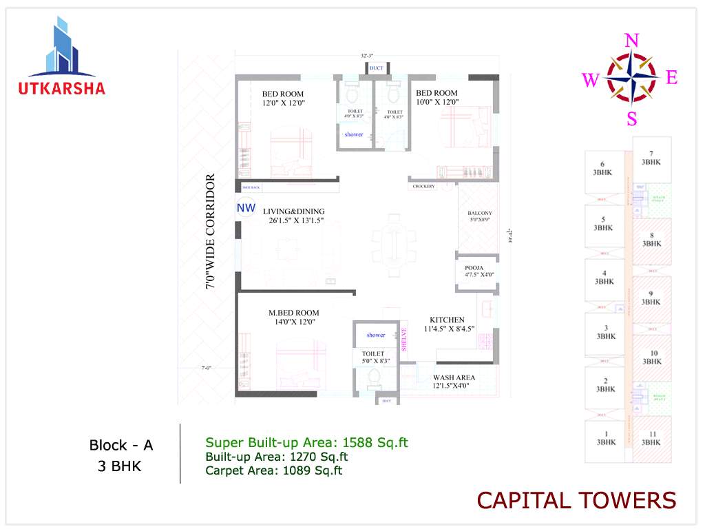  capital towers Floor Plan Floor Plan