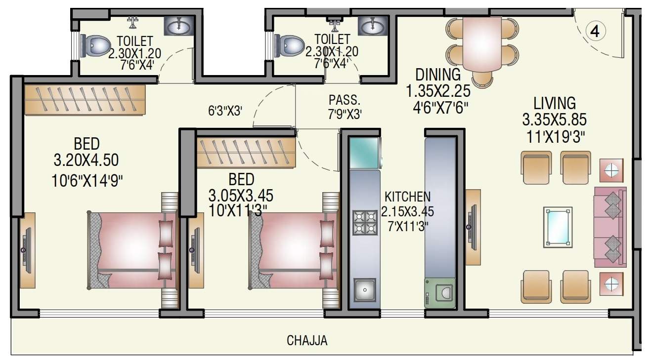  garden view Floor Plan Floor Plan