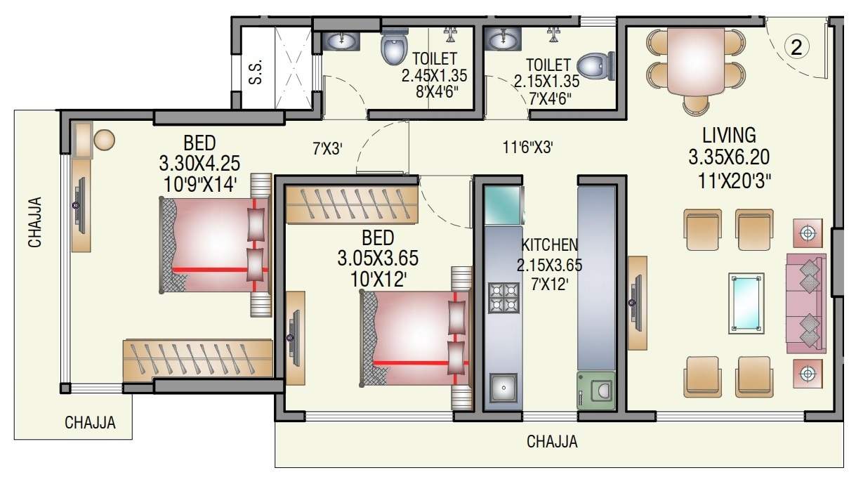  garden view Floor Plan Floor Plan