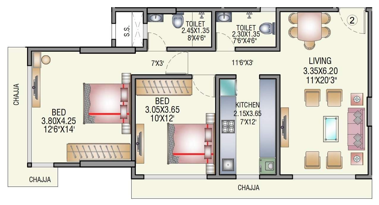  garden view Floor Plan Floor Plan