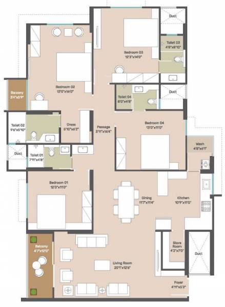  bluets-phase-7 Floor Plan Floor Plan
