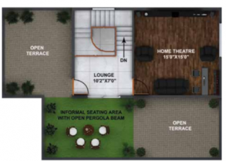 Terrace Floor Plan indraprastha Floor Plan Terrace Floor Plan
