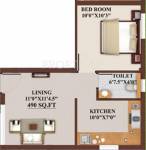 ACE Swarnam (1BHK+1T (650 sq ft) 650 sq ft)