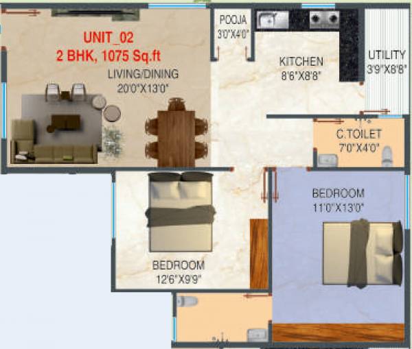  lucky-greens Floor Plan Floor Plan