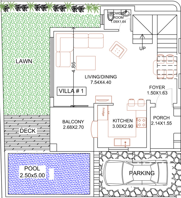  casa braga Floor Plan Ground Floor Plan