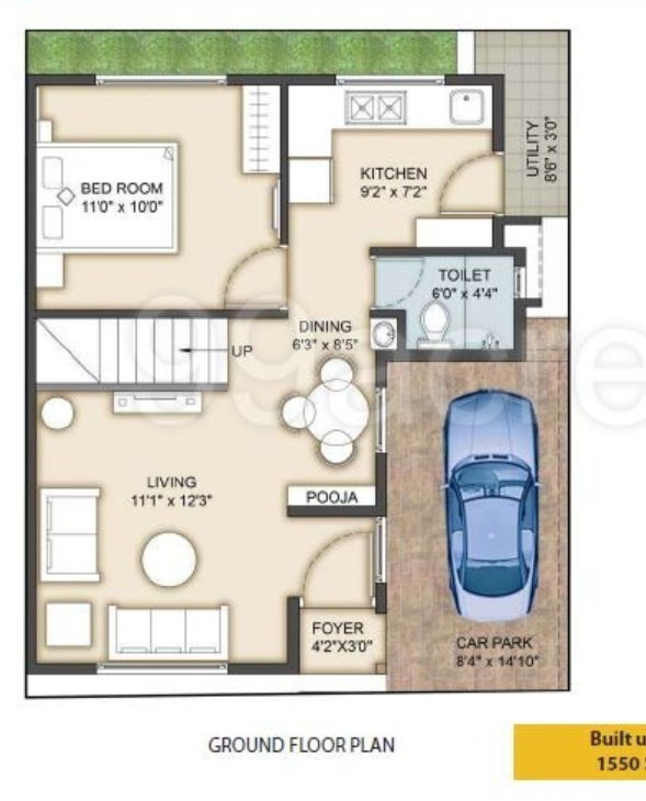  kalpavriksham Floor Plan Ground Floor Plan