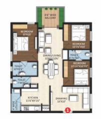 Floor Plan  pramukh-elegance Floor Plan Floor Plan