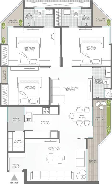  skyvillas Floor Plan Floor Plan