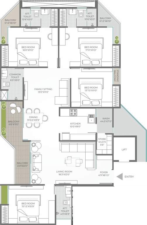  skyvillas Floor Plan Floor Plan