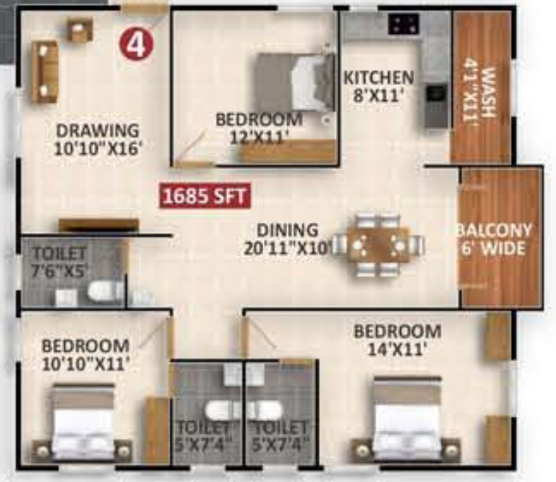  tranquil Floor Plan Floor Plan