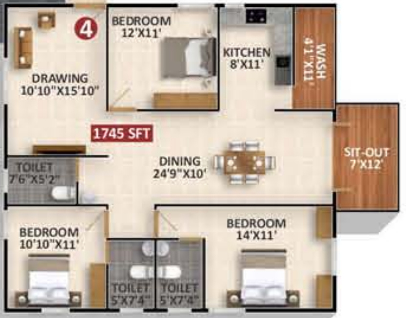  tranquil Floor Plan Floor Plan