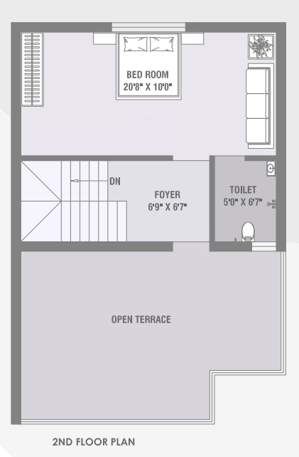 Second Floor Plan bunglows Floor Plan Second Floor Plan