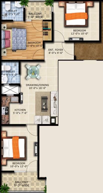 Floor Plan vihaan wisteria Floor Plan Floor Plan
