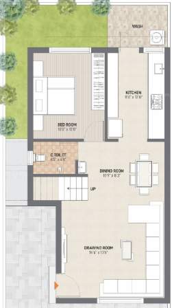  residency phase 1 Floor Plan Ground Floor Plan