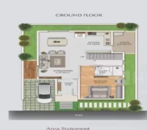  nature city Floor Plan Ground Floor Plan