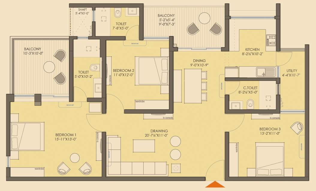  times residency Floor Plan Floor Plan