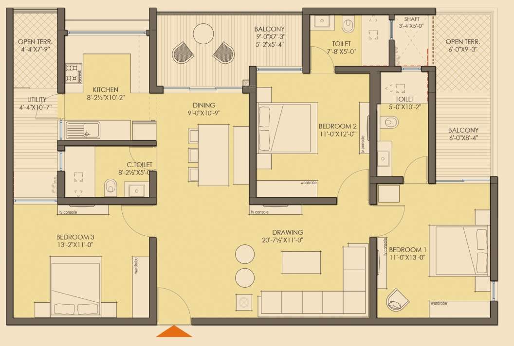  times residency Floor Plan Floor Plan