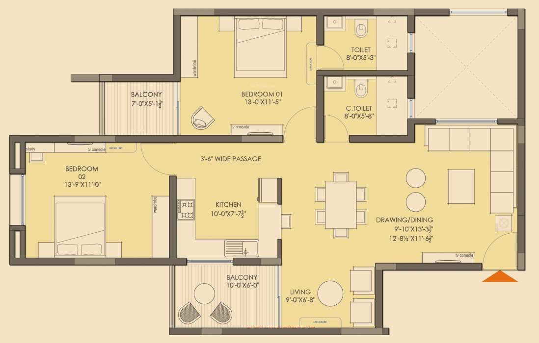  times residency Floor Plan Floor Plan