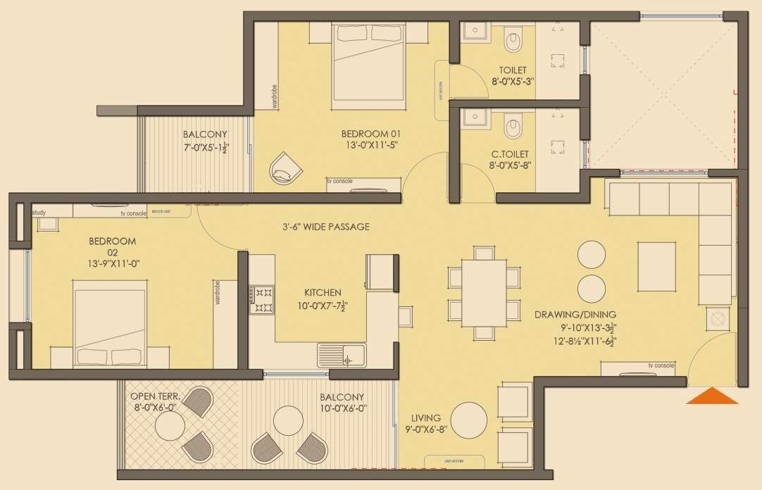  times residency Floor Plan Floor Plan