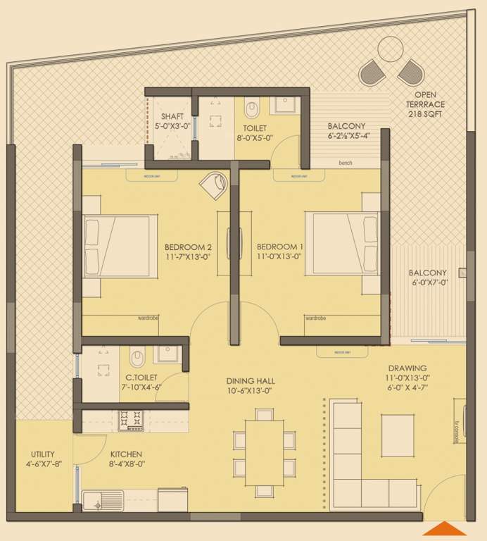  times residency Floor Plan Floor Plan