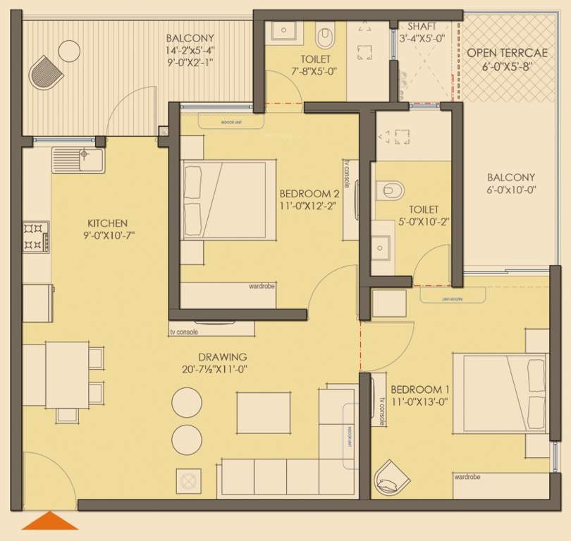  times residency Floor Plan Floor Plan