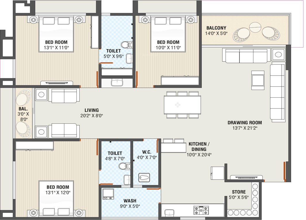  the nest residency Floor Plan Floor Plan