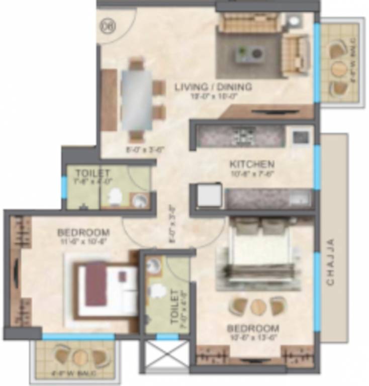  vivanta marvel Floor Plan Floor Plan