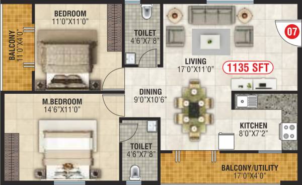  gardenia Floor Plan Floor Plan