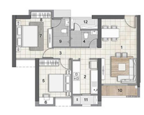  la-familia-wing-a Floor Plan Floor Plan