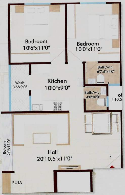 shree vrajdham residency Floor Plan Floor Plan