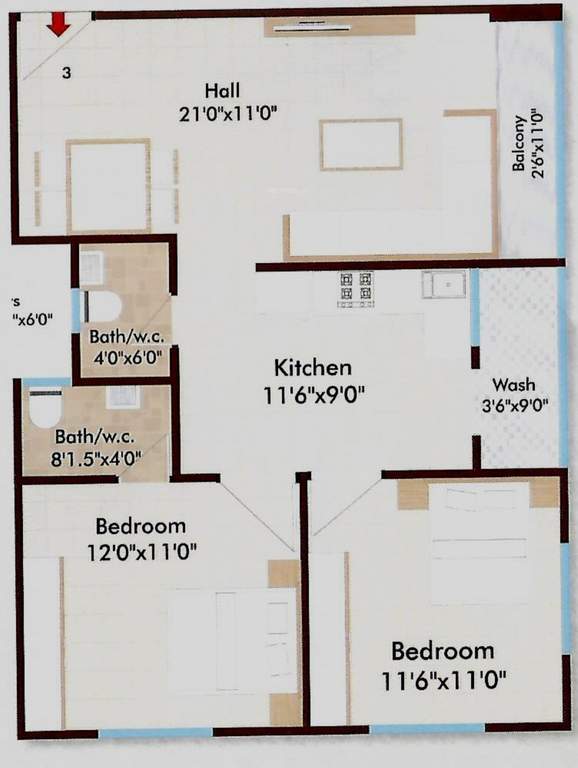 shree vrajdham residency Floor Plan Floor Plan