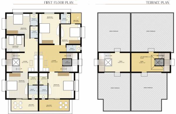  residency Floor Plan First Floor Plan