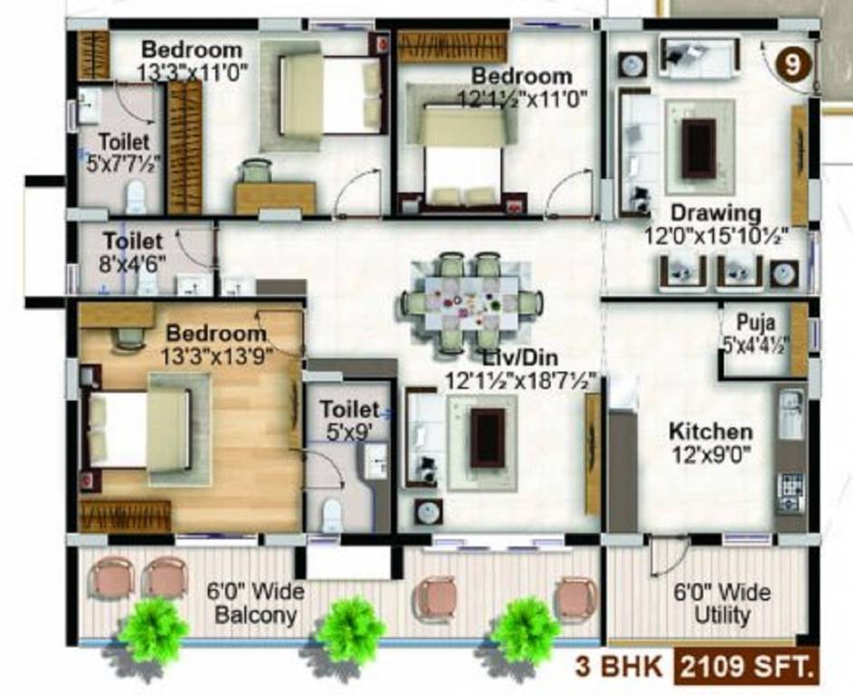  hariharas sri sai viradhya Floor Plan Floor Plan