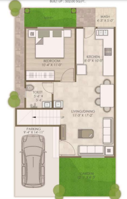  villa 126 Floor Plan Lower Ground Floor Plan