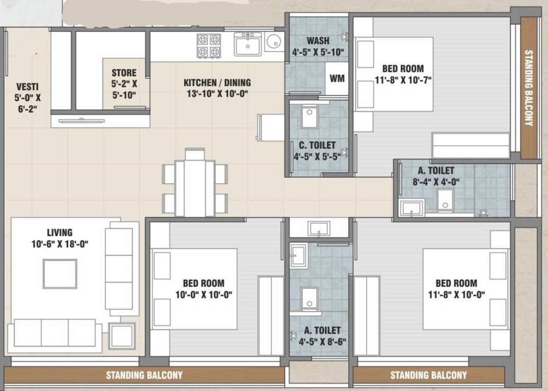  shaligram flats Floor Plan Floor Plan