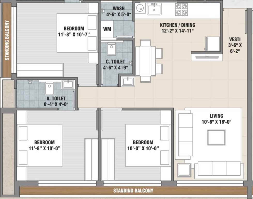  shaligram flats Floor Plan Floor Plan