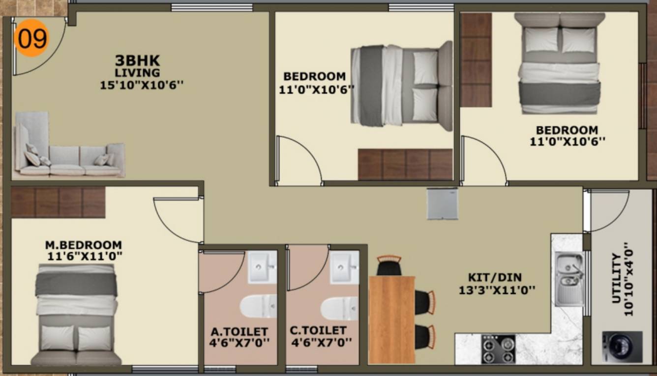  sasmara Floor Plan Floor Plan