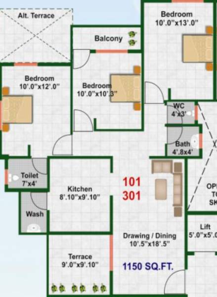  garden Floor Plan Floor Plan