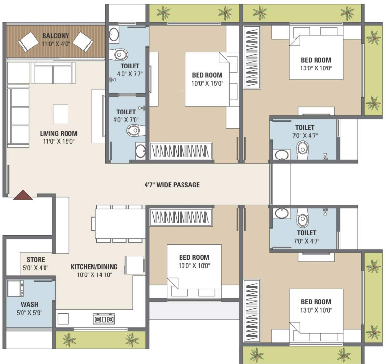  aamrakunj parshad Floor Plan Floor Plan